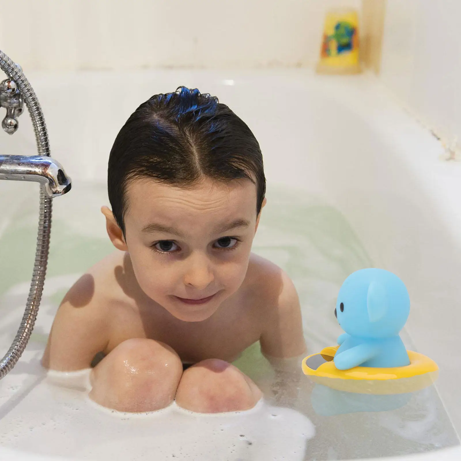 

1Pcs Bath Thermometer Lovely Bear Shaped Water Thermometer for Baby Bathing Accurate Room Temperature Measurement Baby Shower