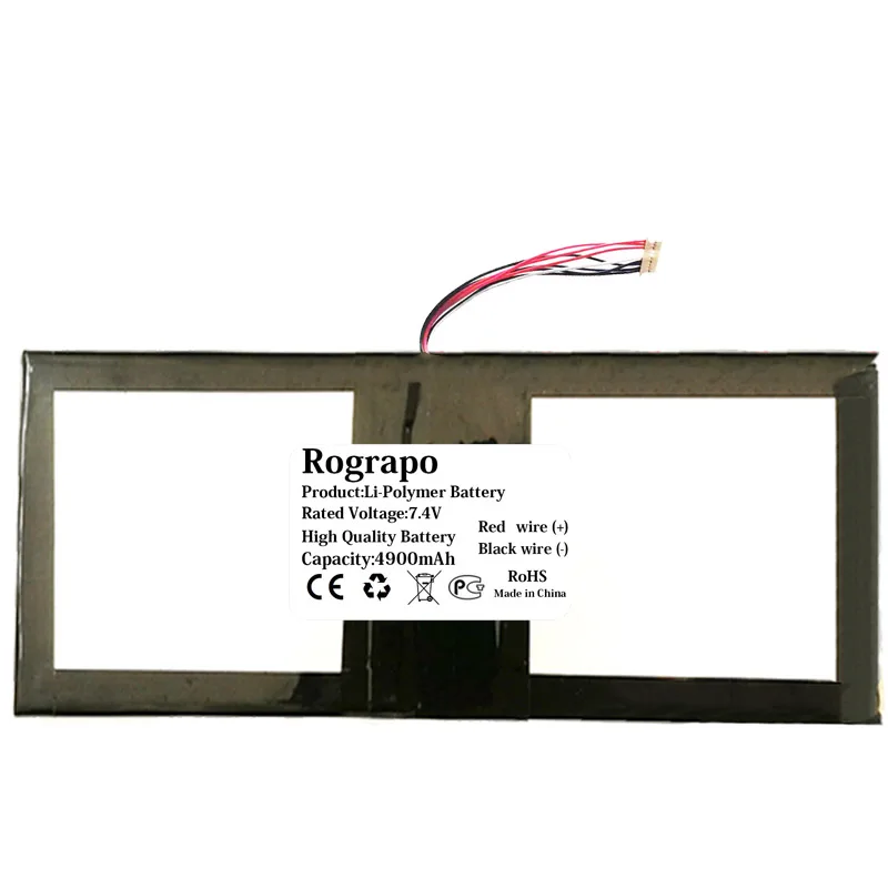 جديد-بطارية كمبيوتر محمول 10 دبوس 8 سلك قابسToposh 10,1'' JKJ 3370195 7.4V 4900mAh