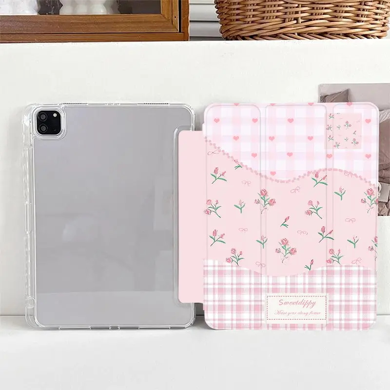 Tri-fold TPU Case Shockproof for Redmi Pad SE 11 inch Xiaomi Pad 7/7Pro 8/8Pro 11.2 inch Xiaomi Pad 5/5Pro 6/6Pro 11 inch