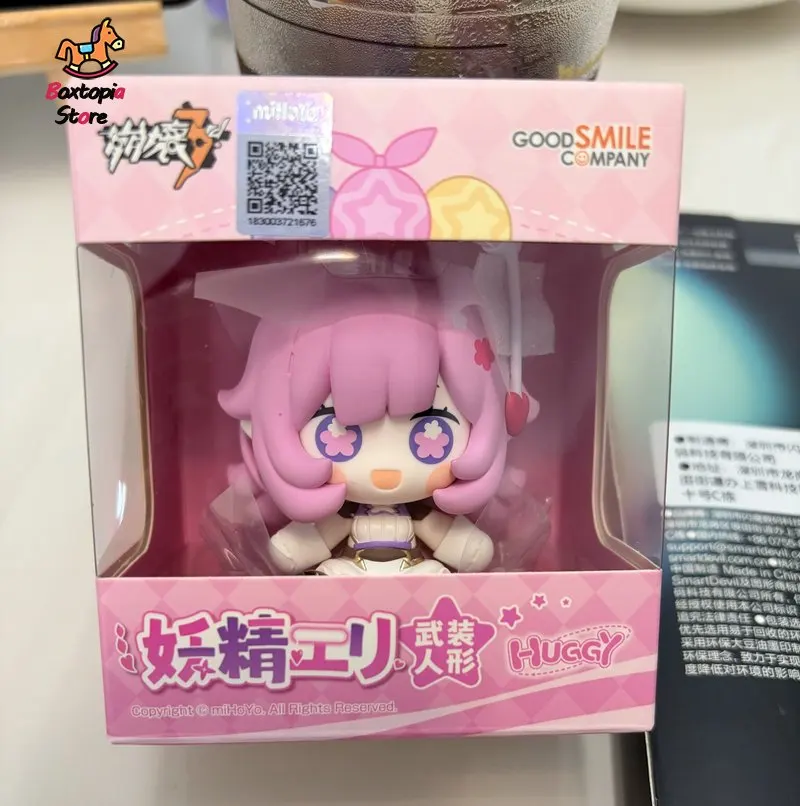 

Официальная оригинальная фигурка Mihoyo Honkai Impact 3rd Elysia Huggy Good Smile Chibi, декоративная статуэтка, модель для кастомизации, игрушка, подарок на день рождения