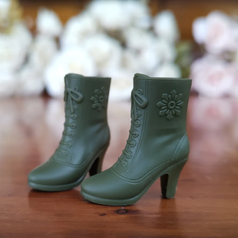 Fashion Doll Shoes Plastic Multistyles High Heels Shoes DIY Accessories for 1/6 BJD 30cm Dolls Fit Foot Length 2cm Dolls