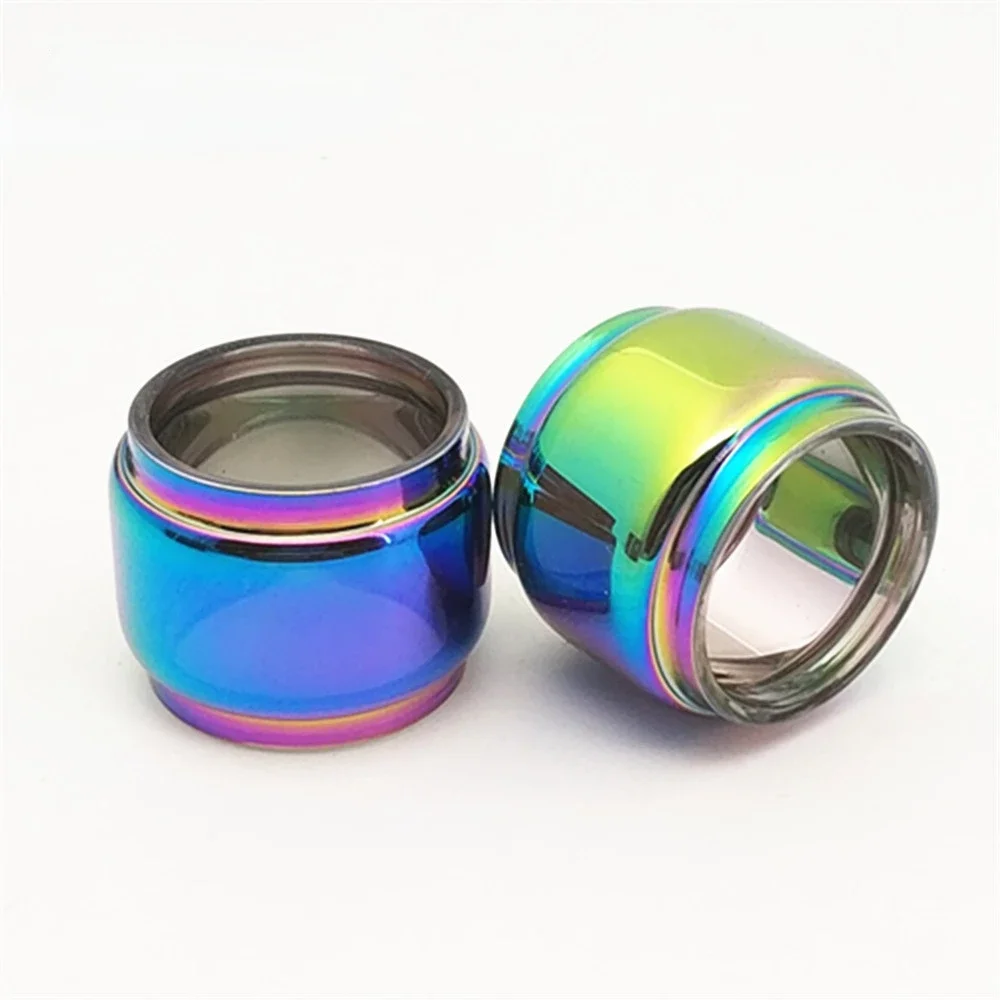 FATUBE 10 vasos de tubo de vidrio con burbujas de arcoíris para SKY SOLO 3,5 ML / SKY SOLO PLUS 8ML