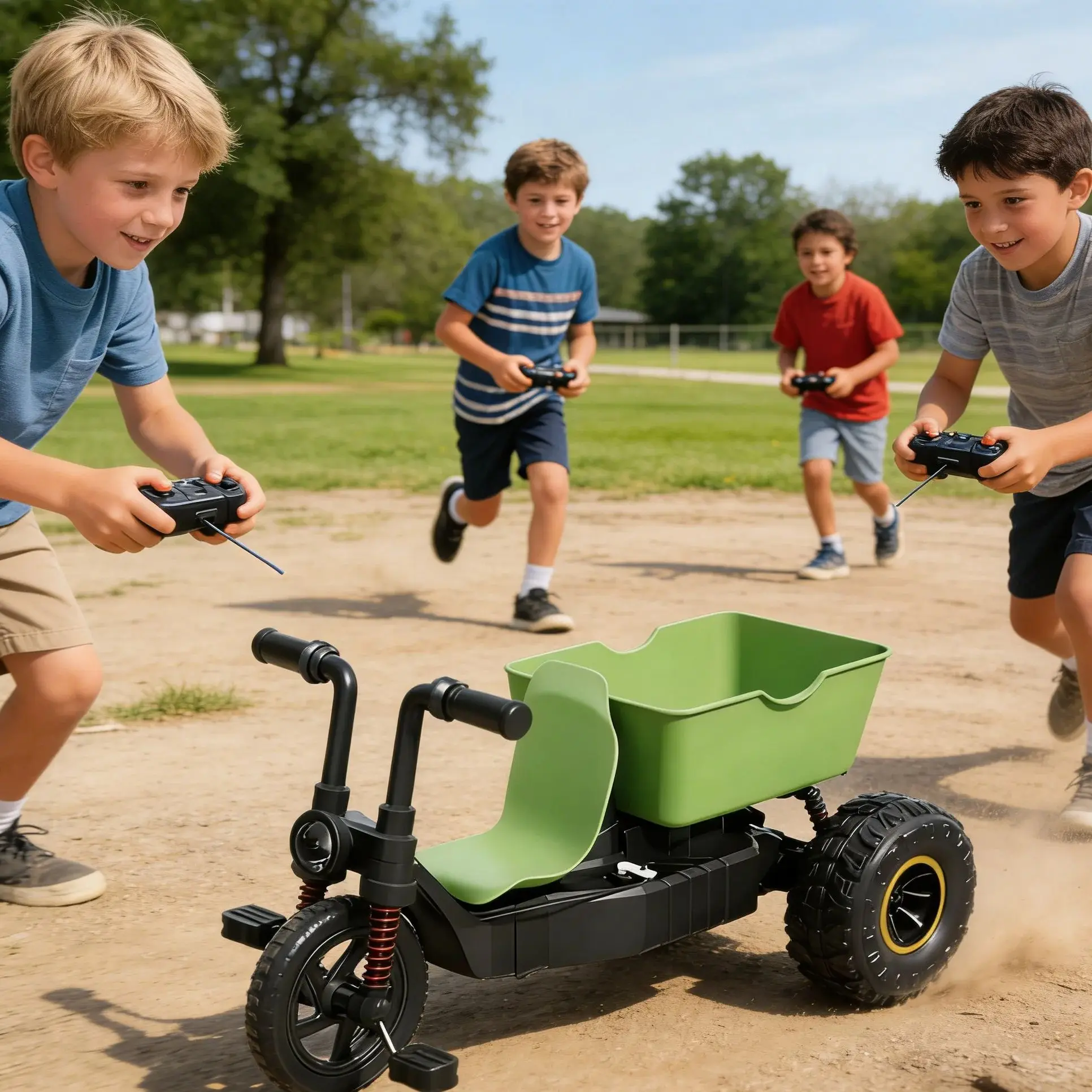 

New Drift Stunt RC Tricycle Remote Control Racing Car with LED Effects Best Kids' Toy Gift for Boys, Encourages Active Play Gift