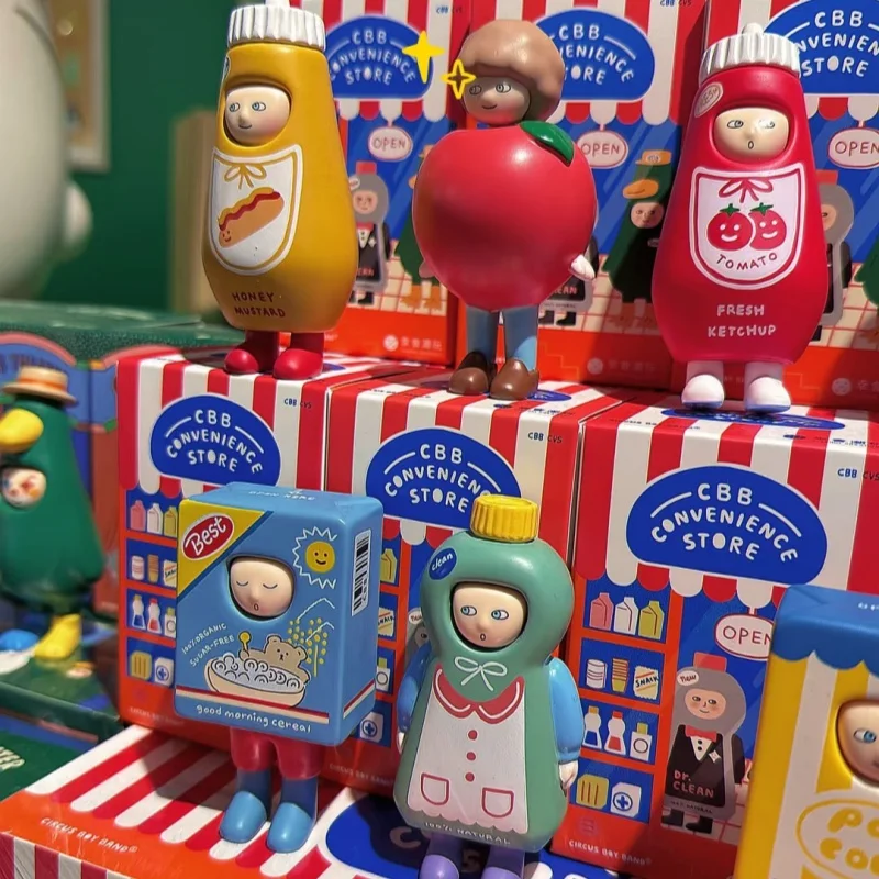 

Натуральная цирковая группа мальчиков Cbb, серия Convenience Store, слепая коробка, милая аниме-фигурка, коллекция кукол, модель, мультяшный декор, игрушка, подарки