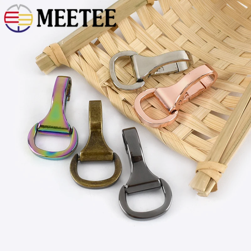 5/10 pz Meetee 15mm borsa in metallo fibbie borsa cinghie catenacci aragosta moschettone collare per cani Clip accessori per il cucito fai da te