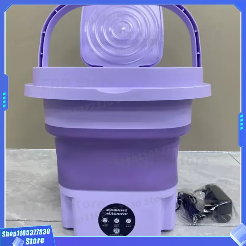 Portable Mini Washing Machine for Underwear Socks Baby Clothes Small Bucket Semi Automatic Dehydrator Compact Laundry Device 3