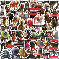 60PCS Cartoon American Classic of Mountain and Sea Abstract Stickers-PVC Waterproof for DIY Water Cup Decor( Anime Worlds Store)