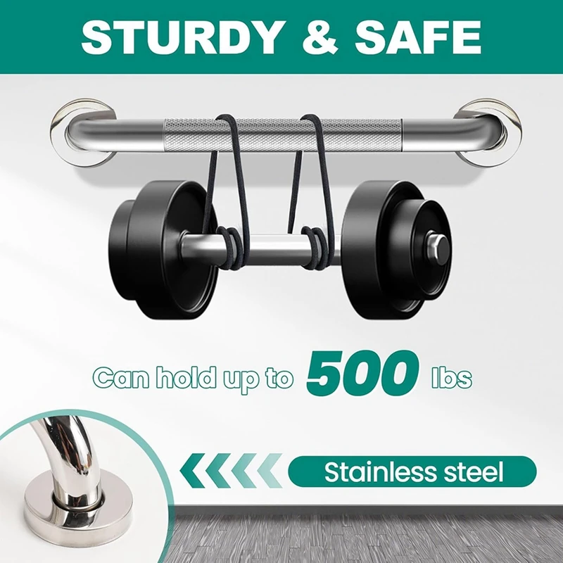 HOT! Bathtub And Shower Grab Bars Bathroom Shower Grab Bars Grab Bars Non-Slip Shower Handles