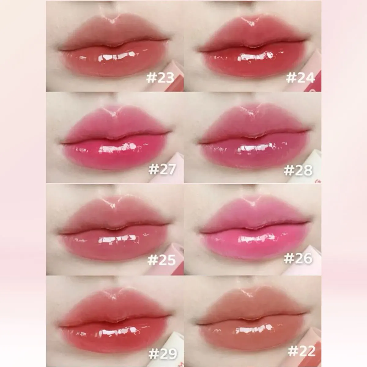 rom&nd JUICY LASTING TINT-8 ظلال، مرطب غير لزج، لمسة نهائية لامعة تدوم طويلاً، هدية، بداية جديدة، K-Beauty، مكياج كوري