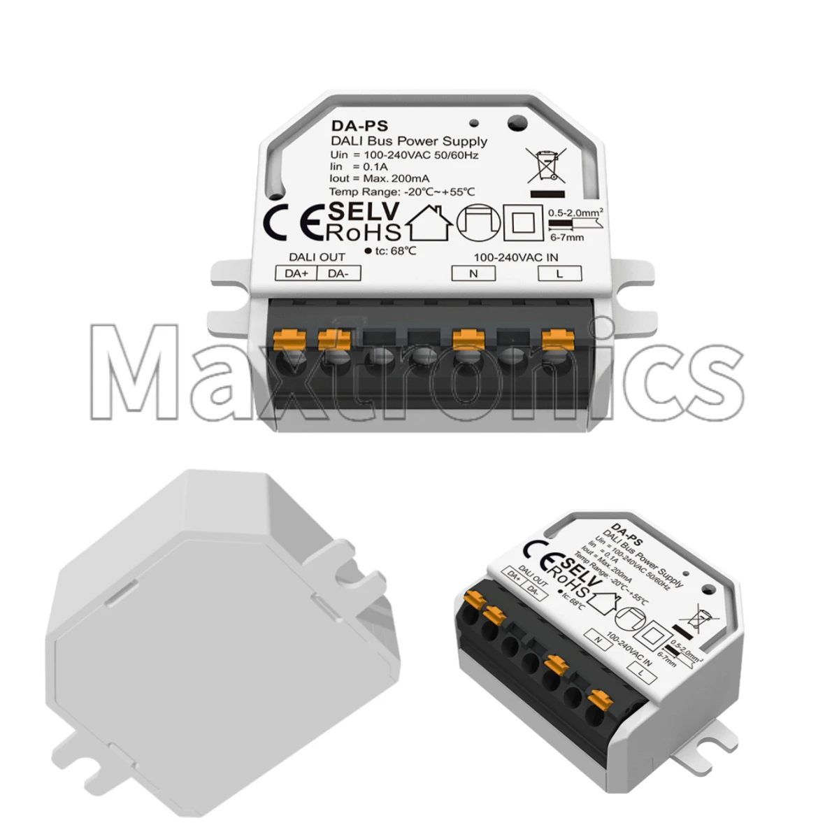 NEW Skydance Mini 200mA DALI Bus Power Supply DA-PS AC100-240V Short Circuit Protection Comply With SELV Standard for Led Lamp