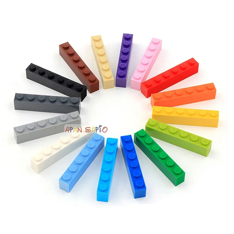 40 stücke Bausteine DIY dicke 1x6 Punkte 16 Farbe Ziegel Größe Kompatibel Mit 3009 ziegel kinder spielzeug pädagogisches für kinder