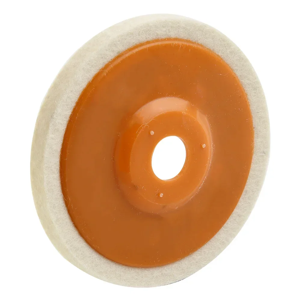 Wool Polishing Wheel Abrasive Angle Wheel Polishing Disc Pad Yellow Polishing Wheel Wool Polishing Wool Useful