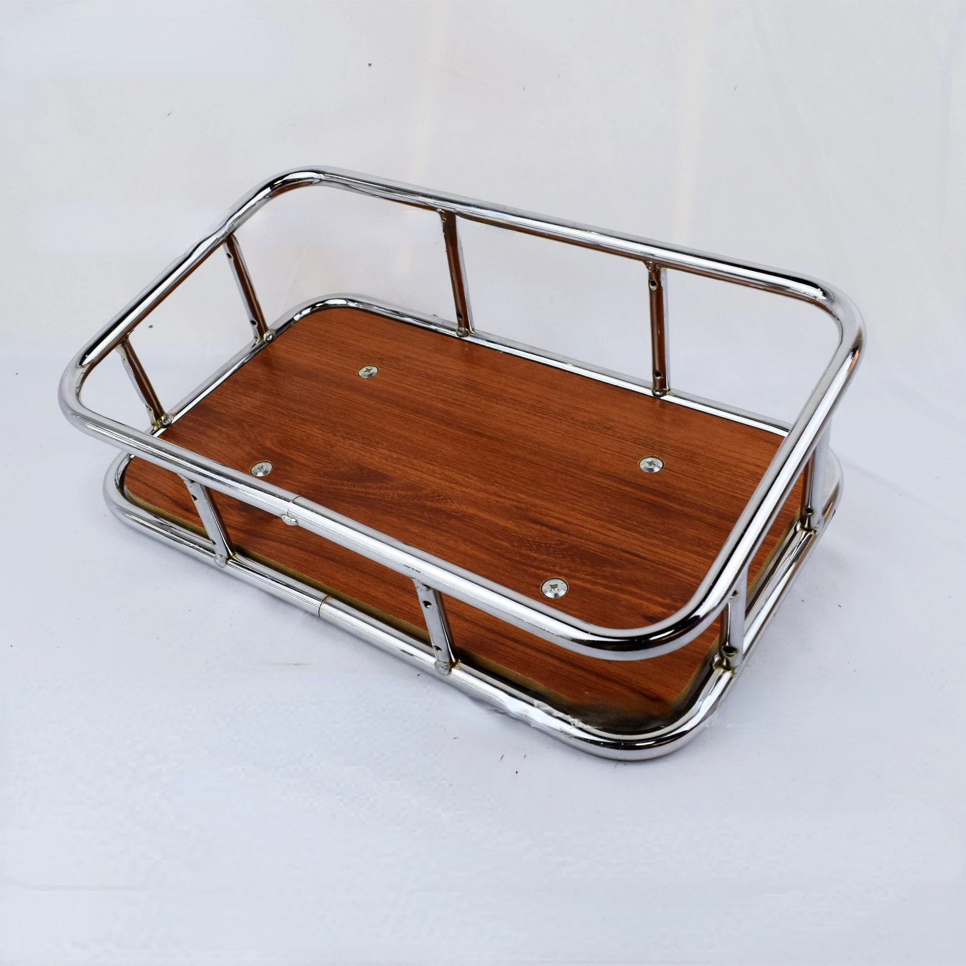 Bicycle Basket with Wooden Board High-quality Basket with Bracket Bicycle Front Vegetable Basket Bicycle Accessories