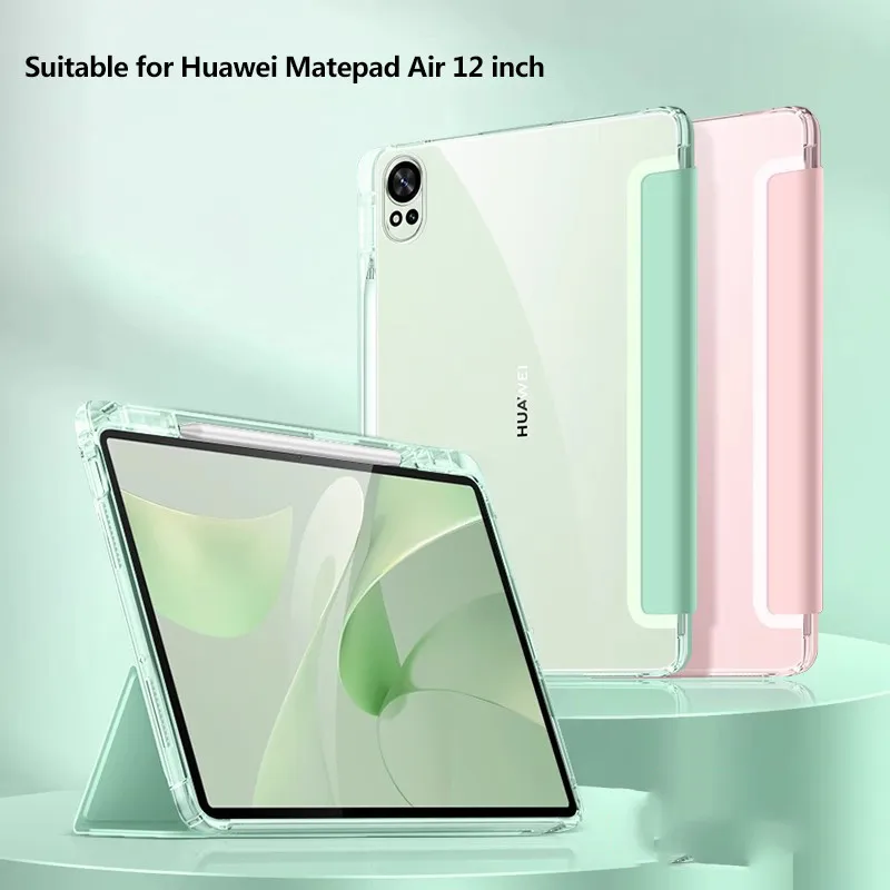 Acrylic HD Case For New Huawei MatePad Pro 12.2 Air 2025 12 X SE 11 11.5S Air 11.5 11 PaperMatte Pro 11 with Pencil Holder Funda