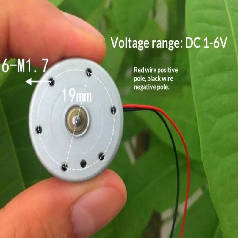 2026 NEW 1PCS High Speed Mini 24mm RF-400CA-12265 6V 11500RPM Round Motor Micro DC For Car AV CD DVD Engine DIY Replacement Part