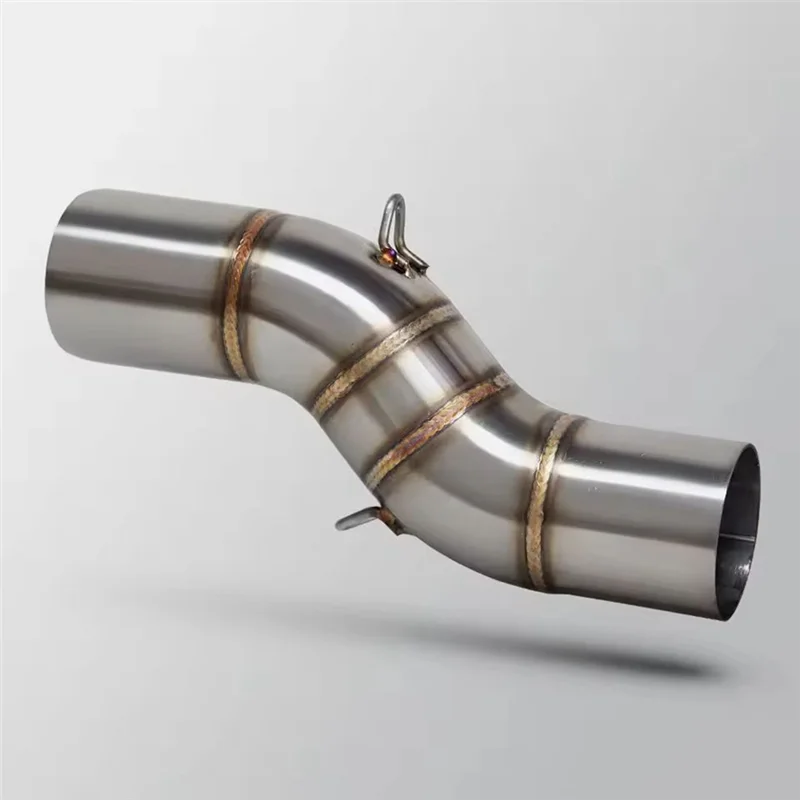 For Benelli TRK 502X TRK502X Motorcycle Exhaust Modify System Modification-Middle Link Pipe 51Mm Interface Connects To Muffler