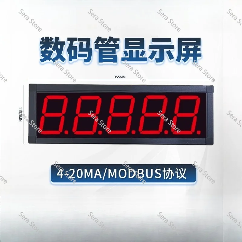 Digital Panel Meter 4 20mA 0 10V RS485 Modbus 4 5 Digit 2.3 3 Inch LED Display for Industrial PLC