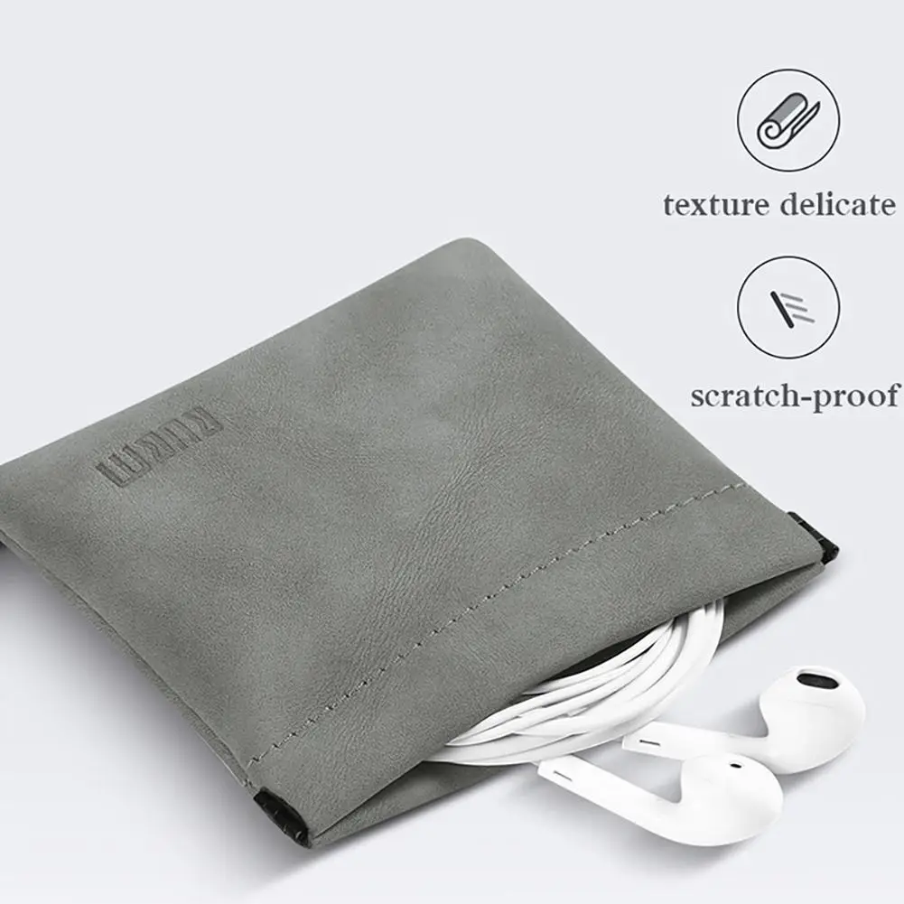 Mini Earphone Storage Bag U Disk SD Card Data Cable Organizer Pocket Waterproof Dustproof Coin Key Bag Headphone Accessories