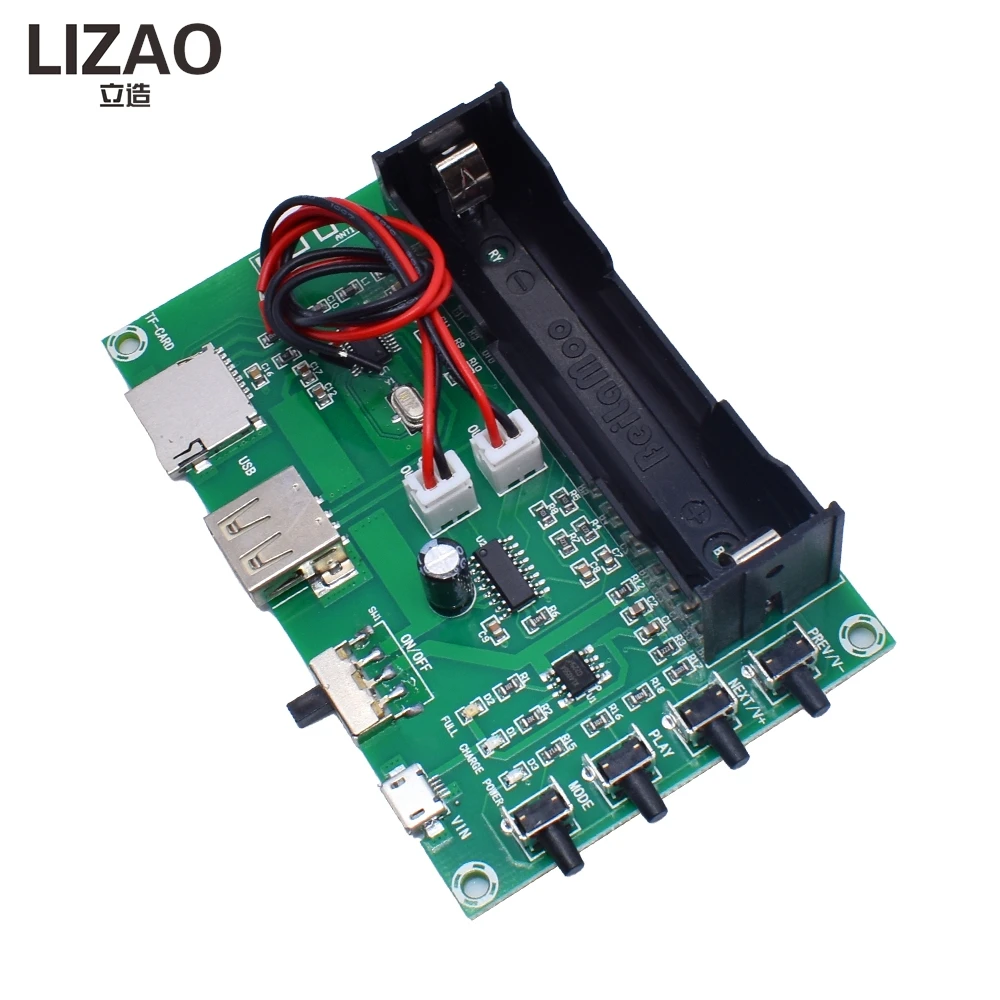 XH-A150 5W+5W Dual Channel Bluetooth Amplifier Module PAM8403 Rechargeable for Android Mini Speaker