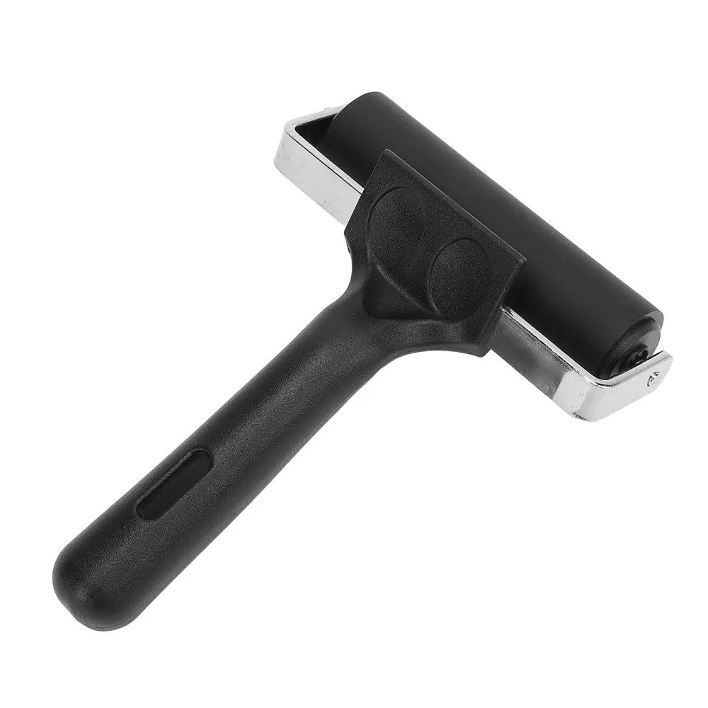 2pcs Portable 4 Inch Rubber Brayer Roller Hard Rubber Portable Size Press Roller Tool Printmaking Roller For Printmaking