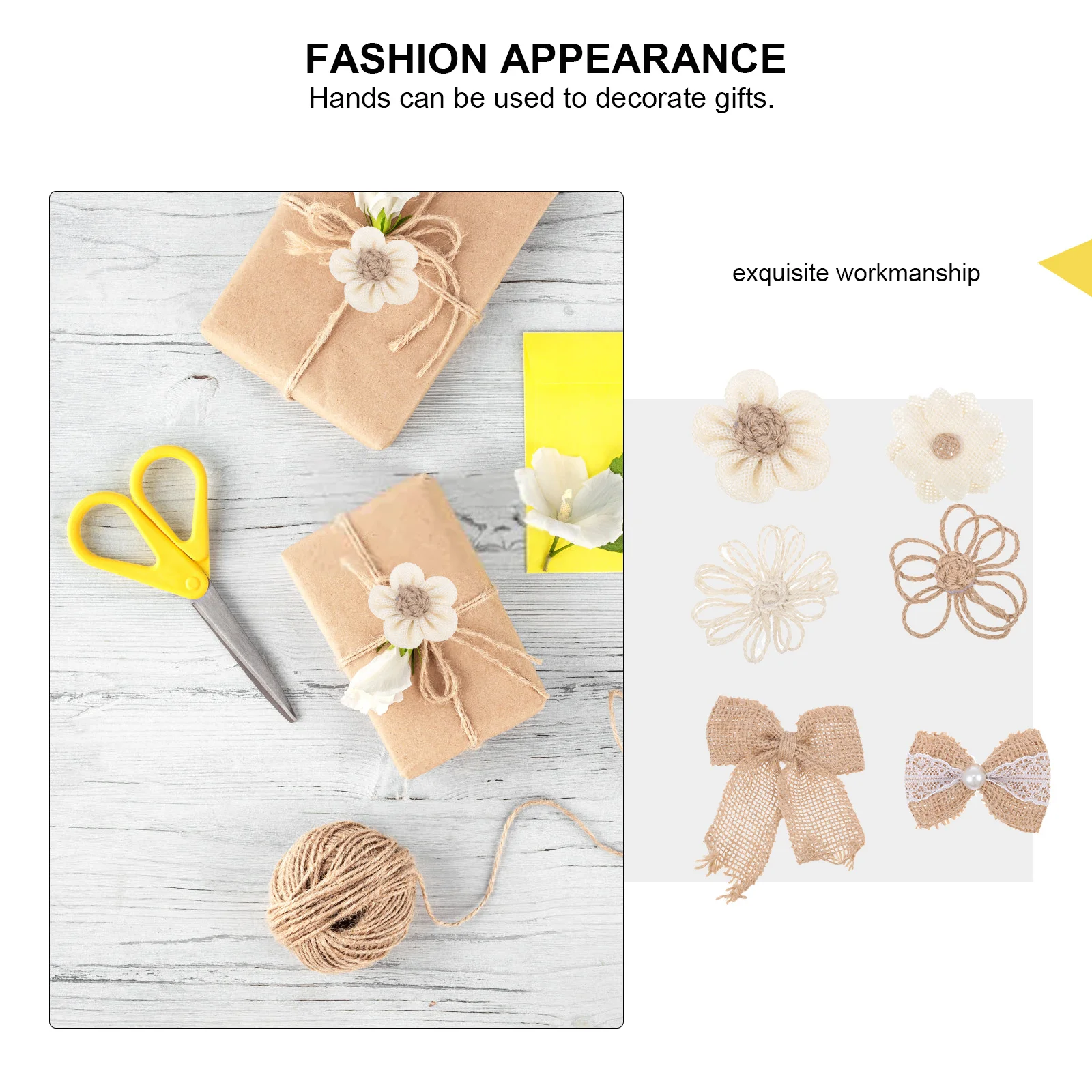 18 Uds. De flores de lino, accesorios artesanales Diy para sombreros, jarrones, Cajas de Regalo, tarros de almacenamiento para decoración navideña para fiesta y hogar