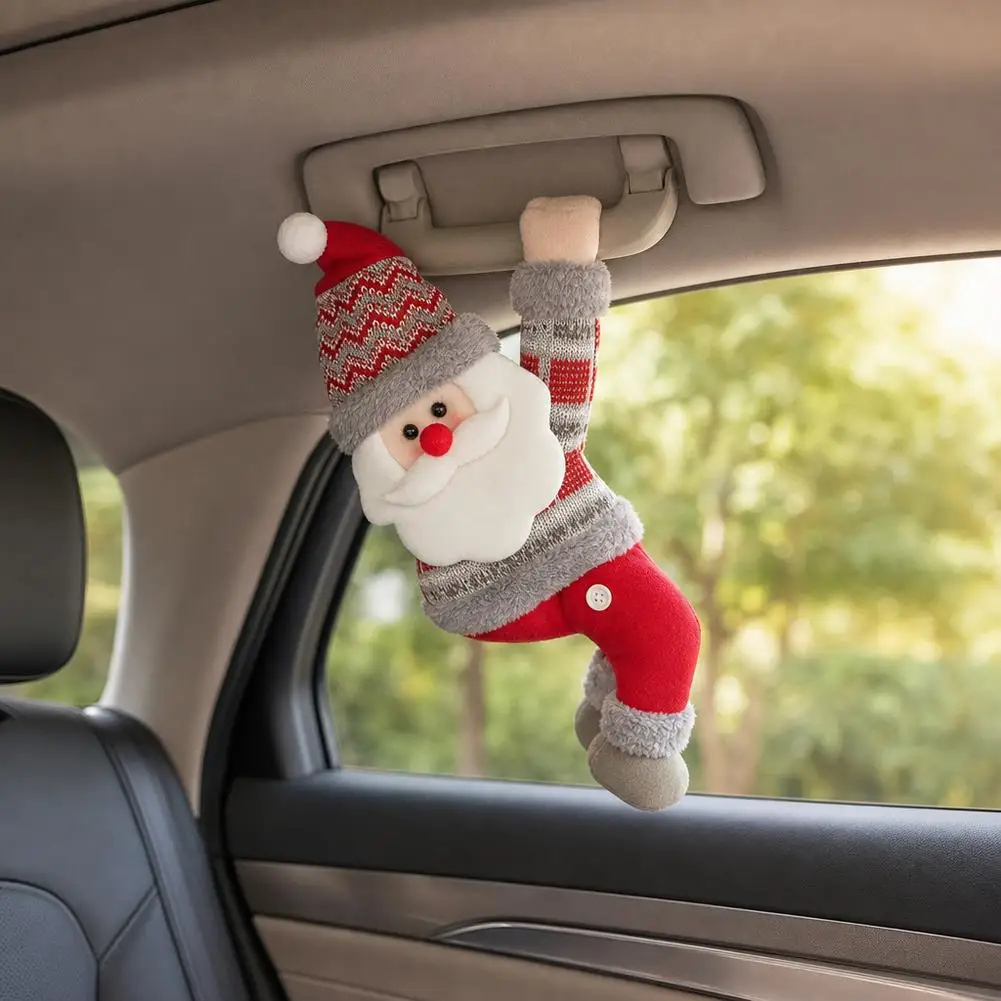 Santa Claus car Hanging Ornaments Santa Claus Christmas Atmosphere Christmas Pendant Gift Decoration Chandelier Decoration