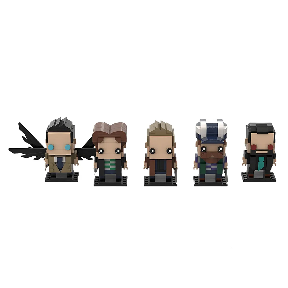 MOC Supernatural Figure Building Blocks Model Supernatural Sam Winchester Action Figures Bricks Assembly Toys Kids Birthday Gift