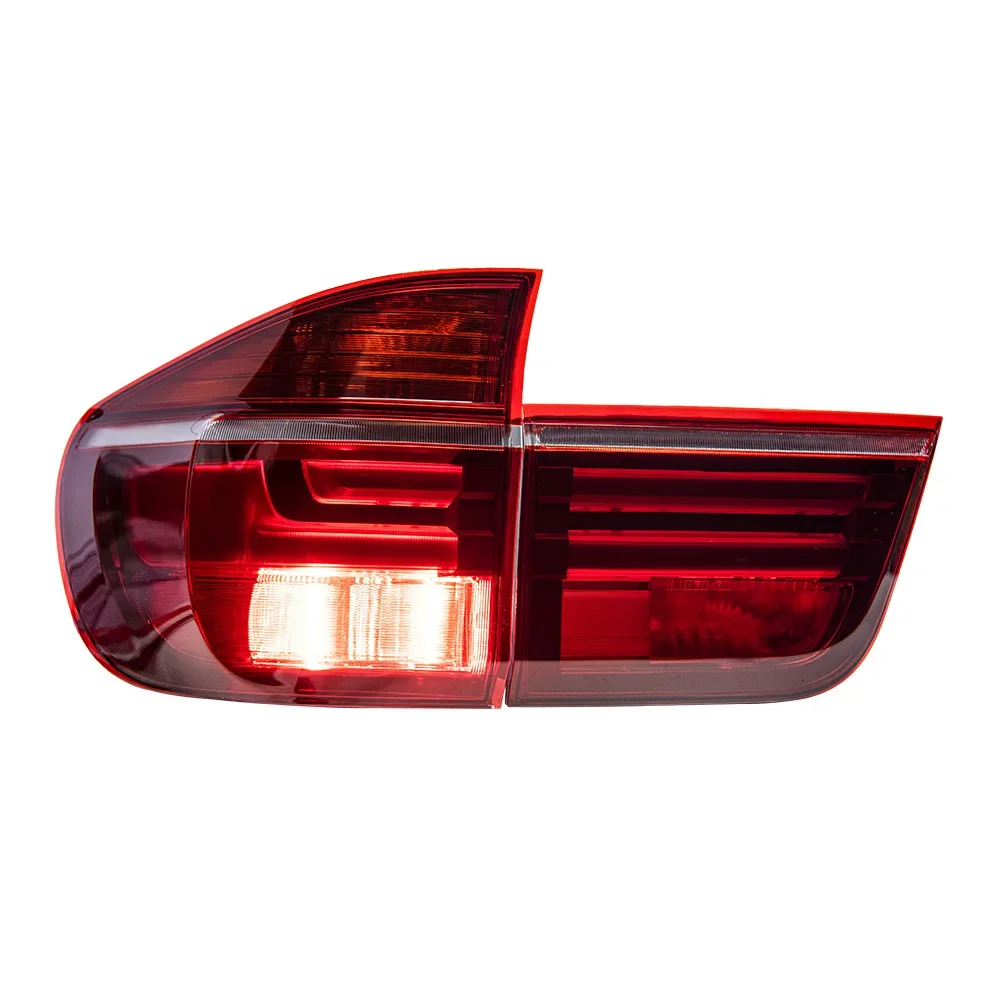 

Автомобильные фонари для BMW X5 E70 30i 35i 40i 2007-2013: Светодиодные задние фонари в сборе, улучшенная комплектация, с функцией мигания, аксессуары