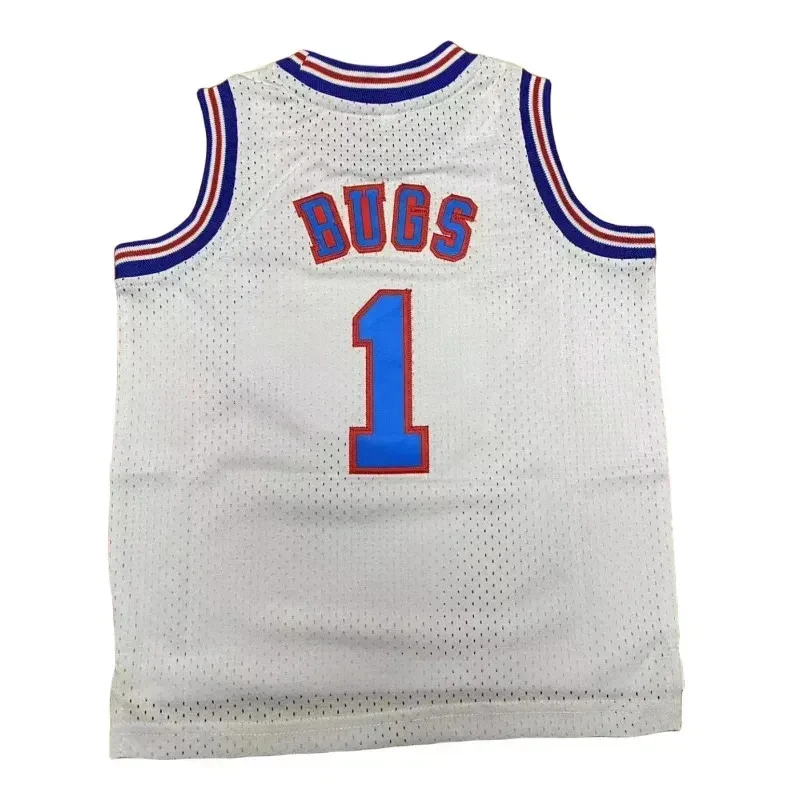 Disfraz de Bugs Bunny de Space Jam para Bebé #   1 LOLA 10 TWEETY 1/3 TAZ! Camiseta de baloncesto para niños Moie Tune Squad Bunny LiyCos
