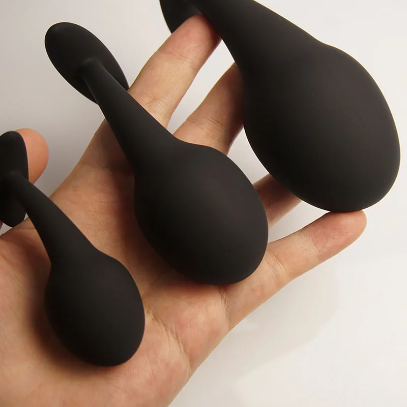 Silicone Anal Dilator Dildo Sex Toys,But Butt Plugs,Tadpole Shape Analplug Buttplug Butplug,Anus Ass Training Trainer ,Analsex