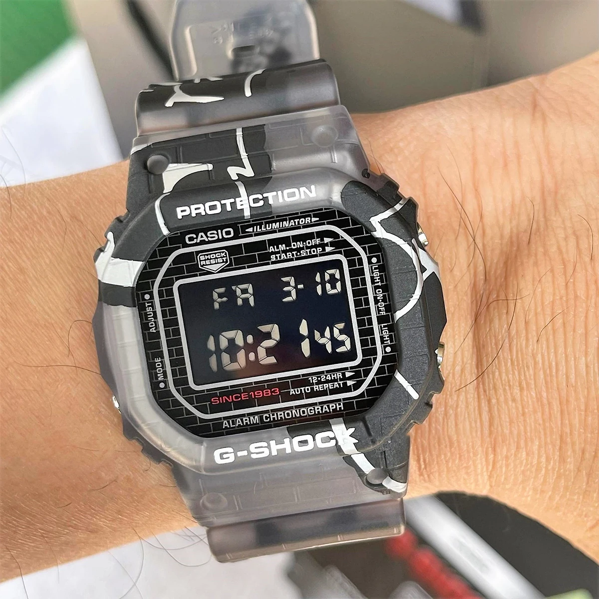 Casio watch men g shock quartz smart top brand luxury 40th Anniversary Limited Edition Graffiti Style Waterproof sports watch