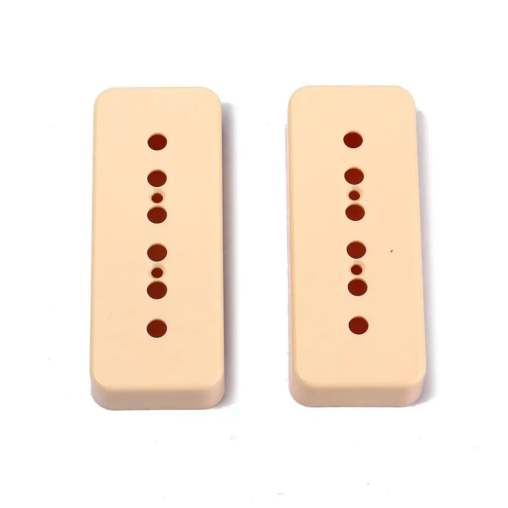 アイボリー P-90 ソープバー ピックアップ カバー 50/52mm ポール ギター ハムバッカー用