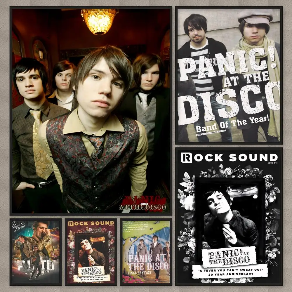 P-Panic At The D-Disco Poster HD Wall Art Home Decor Waterproof Print Bedroom Garage Party Gift