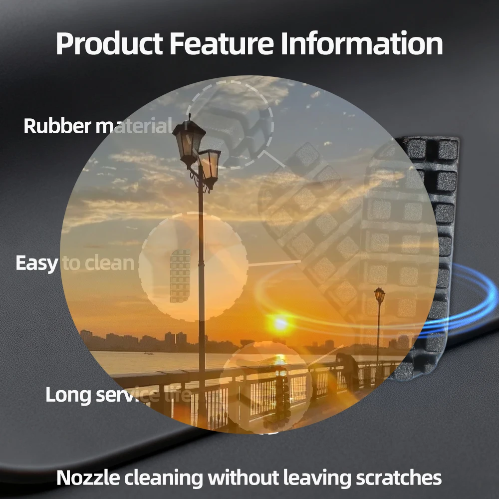 

For bambu lab H2S Silicone brush H2S nozzle wiper Hotend Cleaning tool nozzle Cleaner for 3D printer H2S Accessories