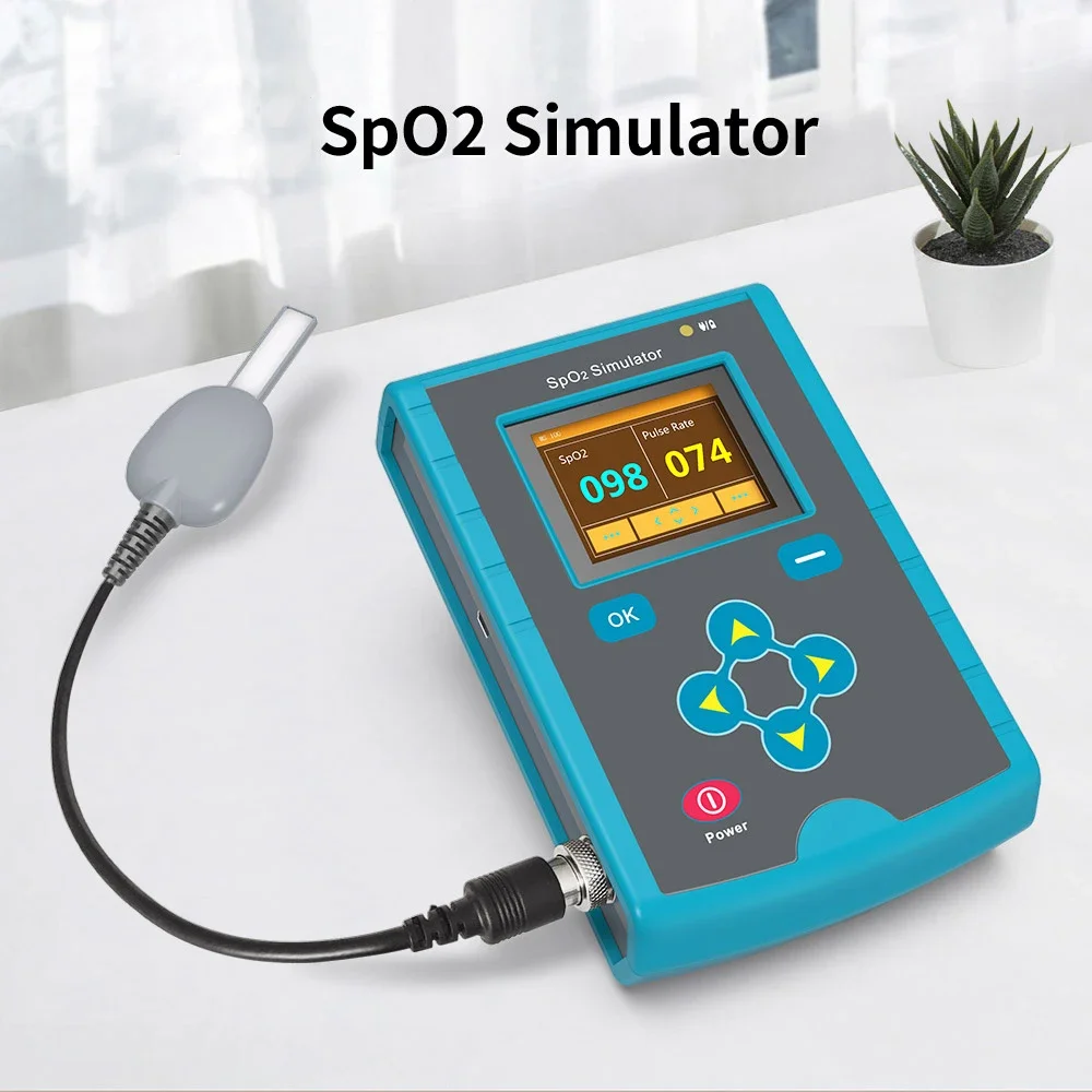 MS100 MS200 MS400 Multiparameter SPO2 PR NIBP ECG IBP Simulator Biomedical Non-Invasive Simulation Heart Rate Simulate Monitor