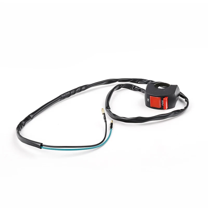 CENJITION Universal Motorcycle Handlebar ON OFF Flameout Switch Button DC12V 10A Black for Moto ATV Bike