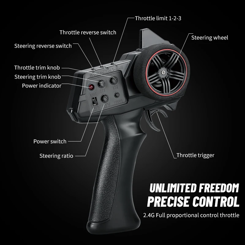 JJRC C8813 RC รถบรรทุก 2.4G 4WD RC Pick-up รถปีนเขา Off-Road รถจําลอง RC Crawler รถของเล่นของขวัญสําหรับเด็กผู้ใหญ่