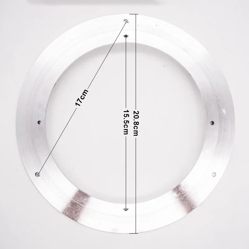Głośnik do samochodowego systemu Audio uchwyty Adapter Pad pierścień zmień 8 ''do 6.5'' stop aluminium dla Volkswagen Magotan Sagitar Tiguan Skoda Octavia — zdjęcie 3