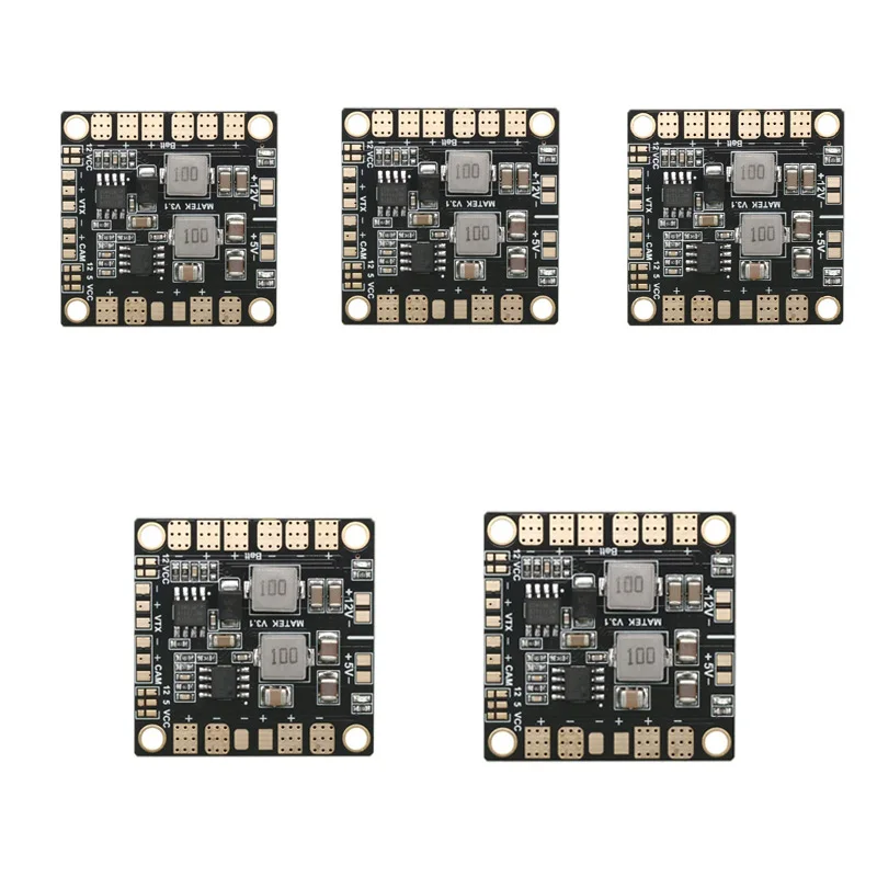 Matek Mini Power Hub stroomverdeelbord PDB met BEC 5V en 12V voor FPV QAV250 ZMR250