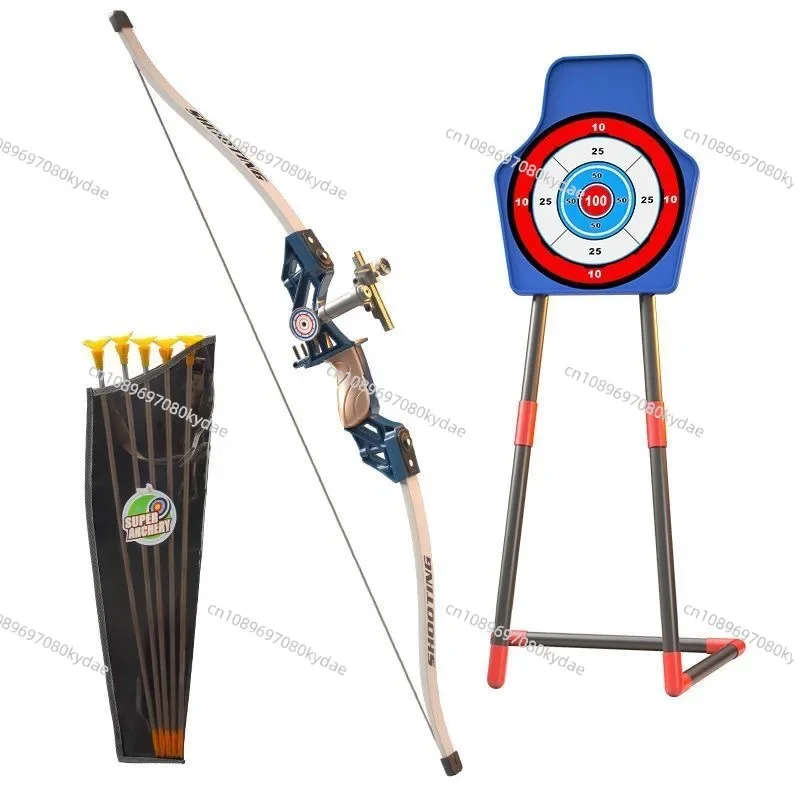 Radish Bow And Arrow Curvy Bow Shooting Sports Children's Toy Set Professional Archery Training Boy Outdoor Gift 3d