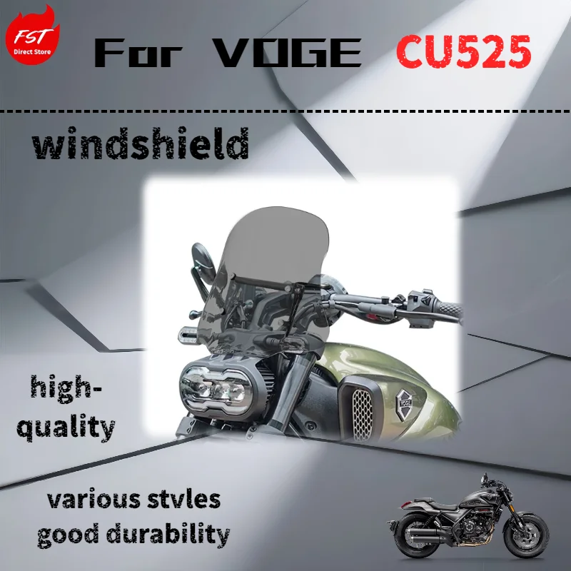 

For VOGE CU525, windshield modification and chest protector modification parts.
