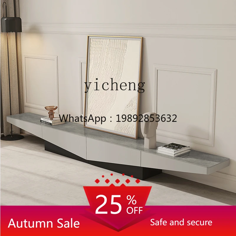 

TV cabinet size apartment living room floor cabinet modern simple household light luxury floor high-end new model