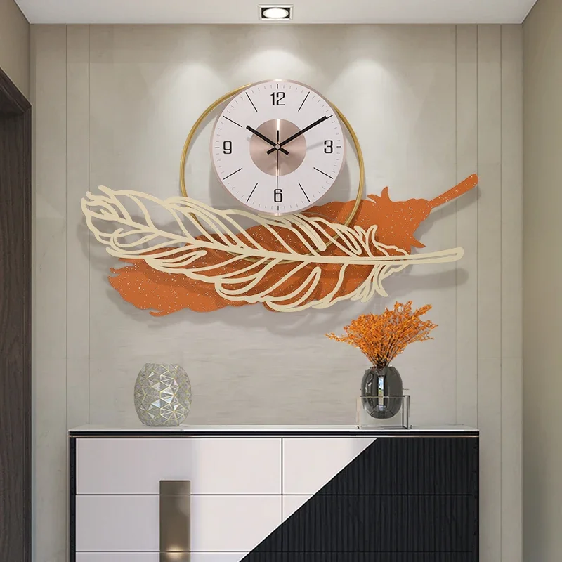 Minimalist Needles Wall Clock Quartz Silent Battery Large 3d Wall Clock Modern Luxury Living Room Reloj Pared Home Decore Modern