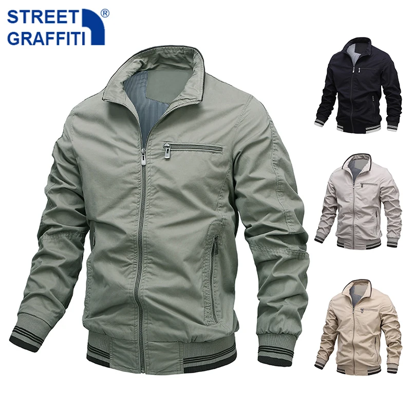 2022 Men Winter Casual Warm Thin Bomber Jacket Mens Military Cotton Jackets Men New Autumn Cargo Jacket Windbreaker Coat Men