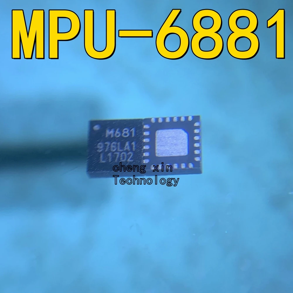 MPU-6881 2PCS/LOT New and Original MPU6881 silkscreen:M681 6881 Attitude Sensor/Gyroscope QFN-24-EP(3x3)