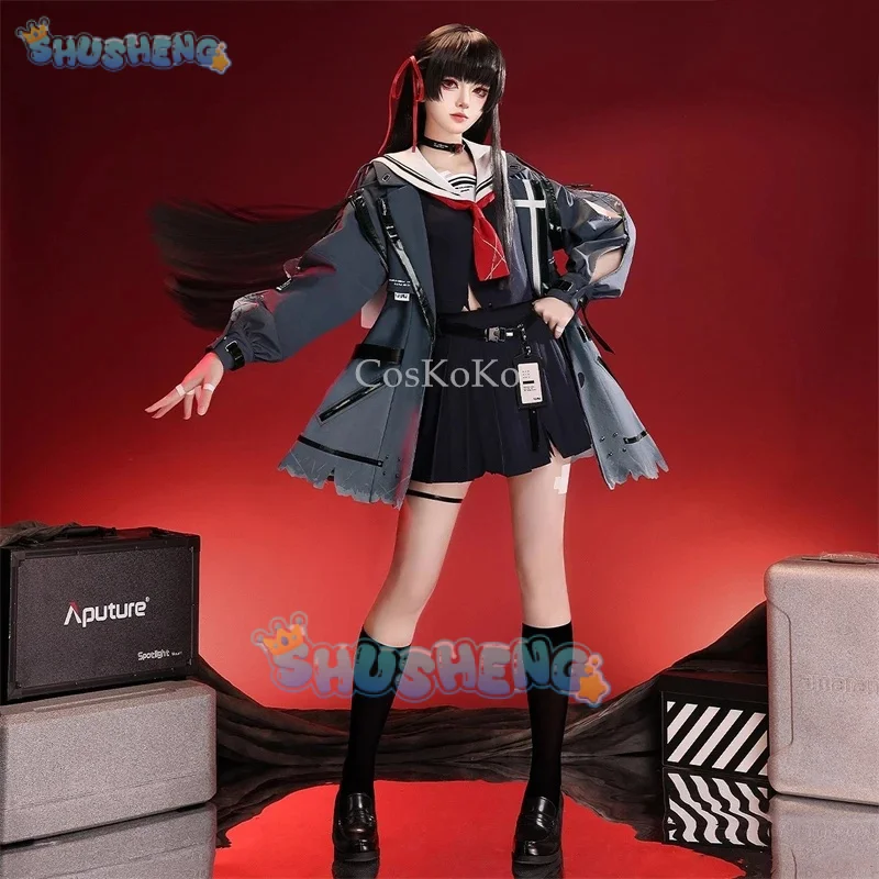 

2026 новая игра Wuthering Waves, великолепная элегантная боевая форма CHISA, костюмы для косплея, одежда для ролевых игр на Хэллоуин