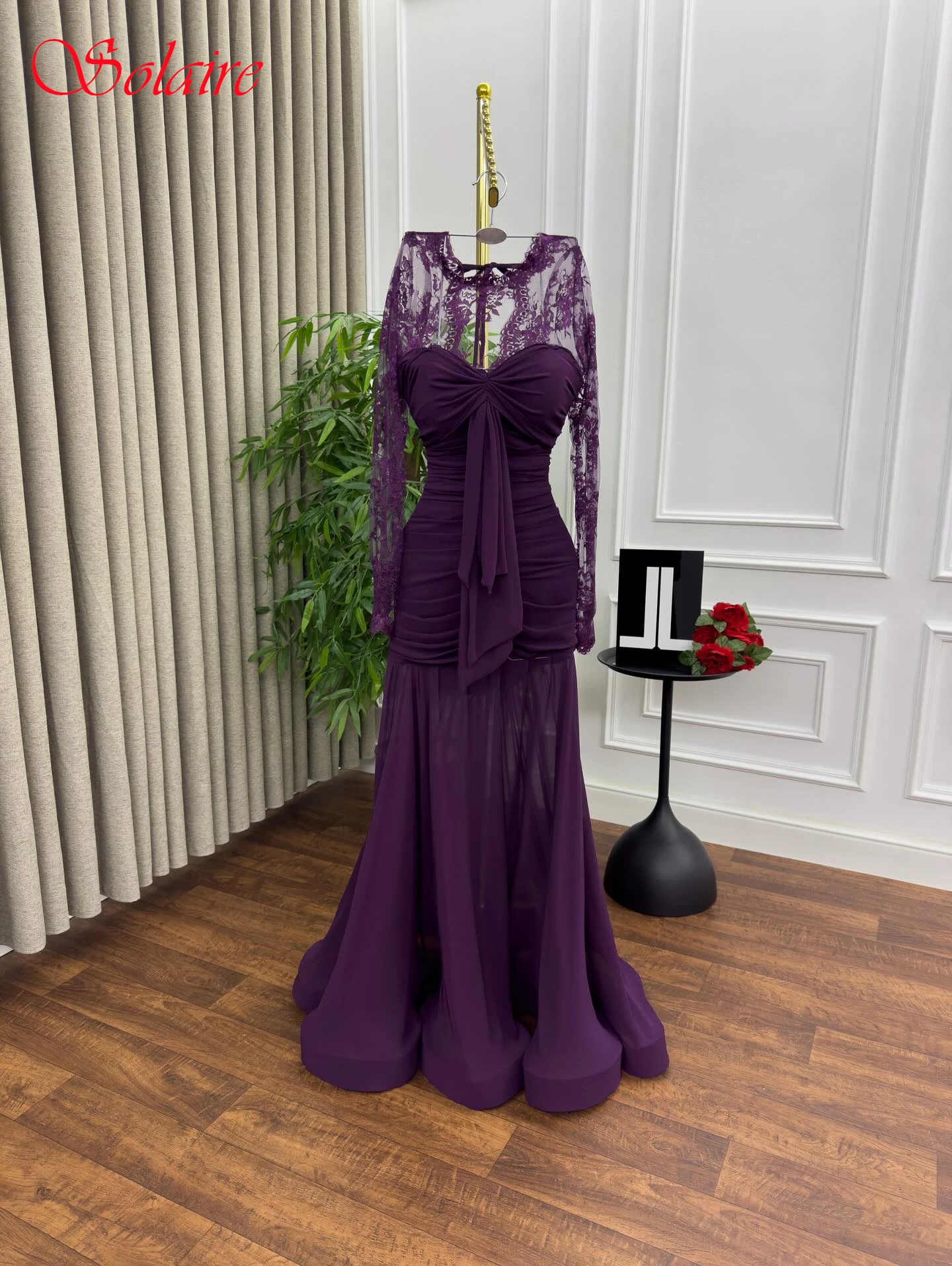

Customized A-Line Crew Neck Elegant Formal Evening Dress Modern Fashion Celebrity Gowns Temperament Bespoke Occasion Gowns