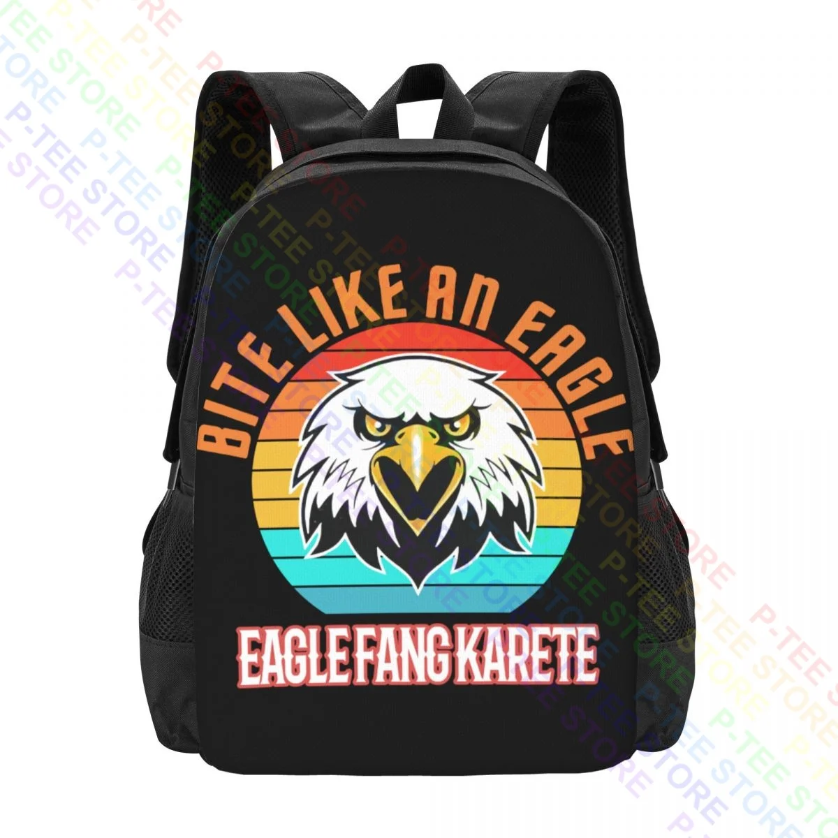 Eagle Fang Karate Bite Like An Eagle VintageBackpack Large Capacity Newest Personalised