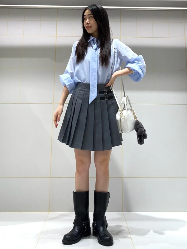 2025 New Japanese Sweet Fashion Loose Shirt Women's Bow Strap Blue Casual Long-sleeved Blouses Ladies French Thin Top Spring