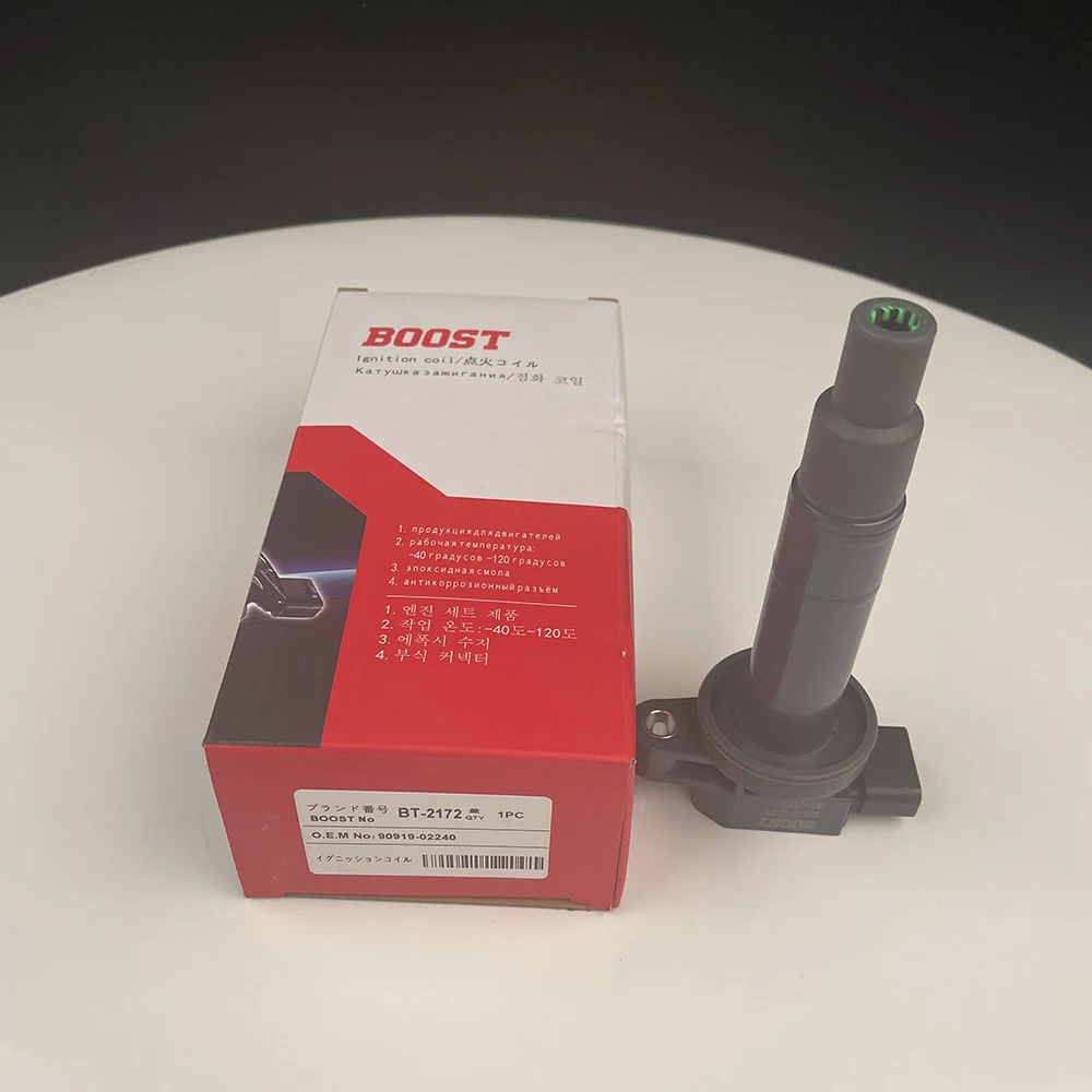 High quality Car Ignition Coil BT-2172 90919-02240 1NZ 2SZ For Toyota Corolla Fielder Axio Probox Succeed Vios Vitz